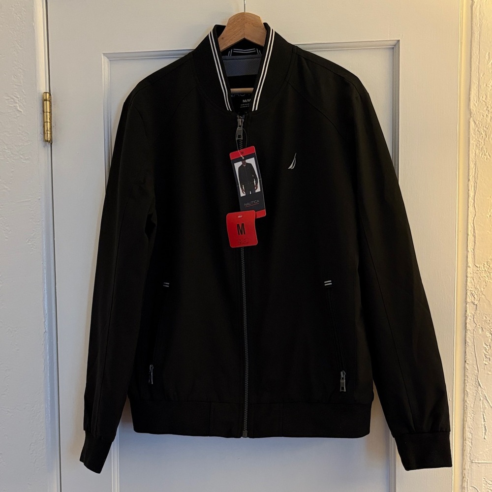 Nautica | Men's Black Bomber Jacket